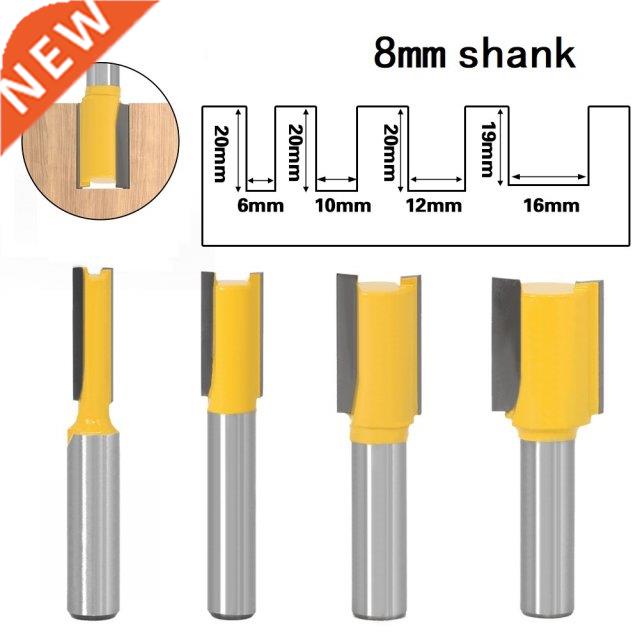 1PCS Straight/Dado Router Bit - 3/8W X20H -8 Shank Cutter
