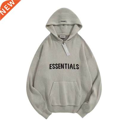 Essentals Kntted Pullover Kanye West Hooded Men's an