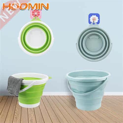 HOOMIN 10L Car Wash Outdoor Fishing Round Bathroom Kitchen