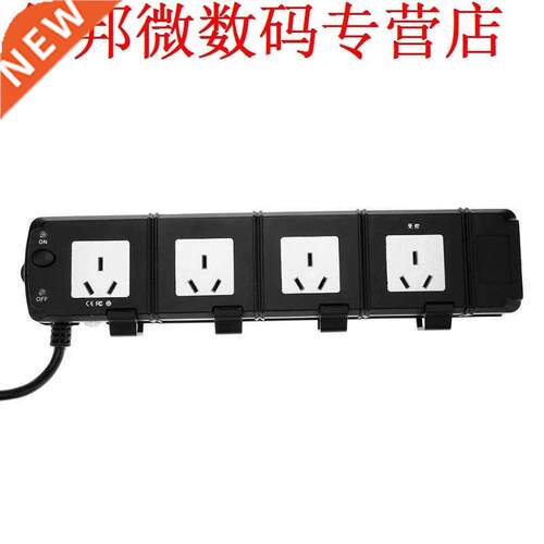 Human Detection Electrical Socket Panel 4 AC Outlets Energy