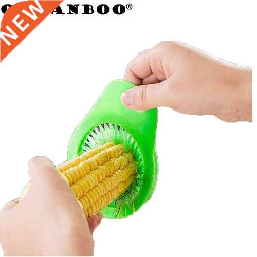 ORGANBOO 1PC Multi-functional portable corn brush slit