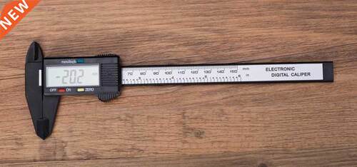 150mm 6 nch LCD Dgtal Verner Calper Carbon Fber Compos