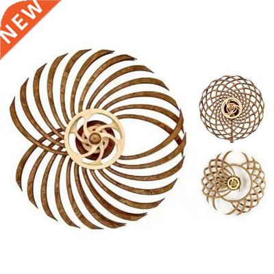 3D Rotating Kinetic Ornaments A Energy Sculpture Wooden