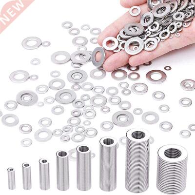 60/180pcs Stainless Steel Sealing Solid Gasket Washer M2 M2