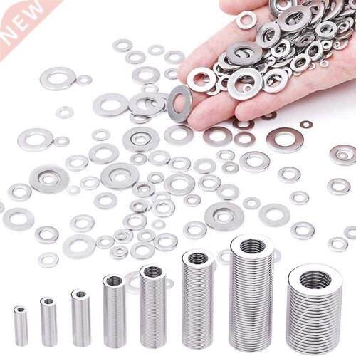 60/180pcs Stainless Steel Sealing Solid Gasket Washer M2 M2