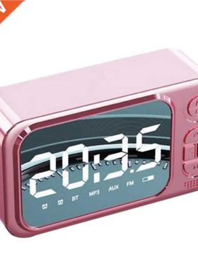 Alarm Clock Bluetooth Speaker Outdoor Portable Portable Wire