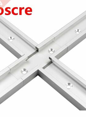 80mm Aluminium Alloy T-track Cross Connecting Parts Woodwork