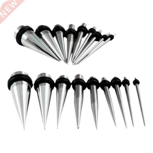 Metal Taper Stretch Extender Ear Plug Gauge O Ring Colored C