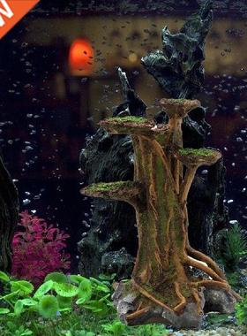 Simulation Trunk Ornaments Shrimp Hiding Cave Shelter