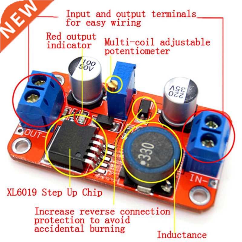 0-3A DC-DC Step Up Power Module XL6019 0-4A XL6009 Boost Vol