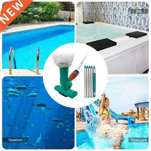 Pool Floor Vacuum, Portable Pool Vacuum With Rods Pool Clean