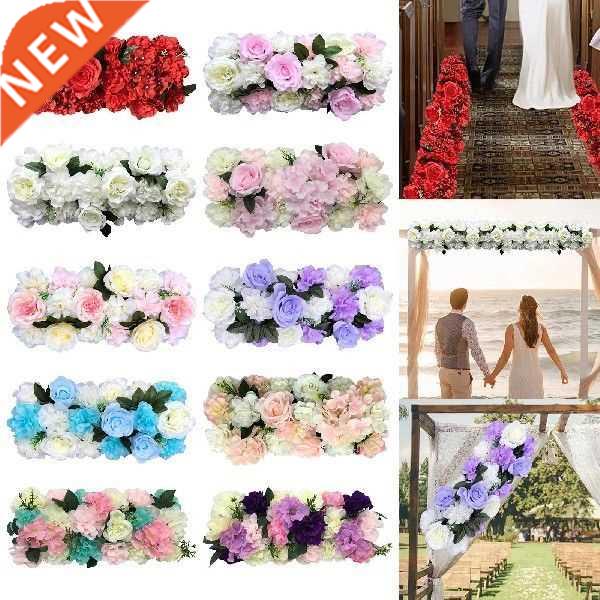 Artificial Flower Wall Backdrop DIY Arched Door Flower Row