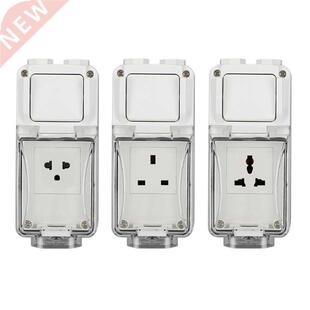 US/UK Plug Electrical Wall Socket Waterproof Outdoor Weather