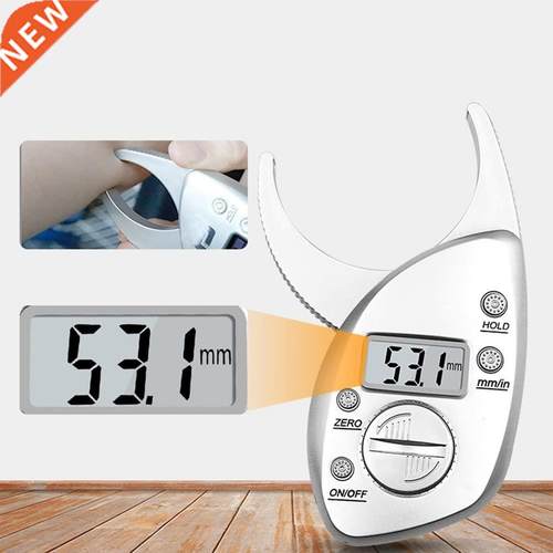 Digital LCD Display Fat Caliper Clamp Body Fat Measurement T