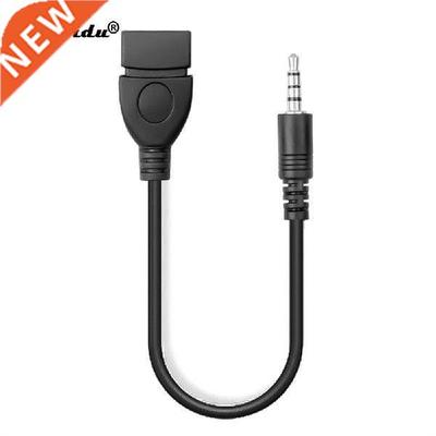 Dropship 3.5mm Male Audio AUX Jack to USB 2.0 Type A Female