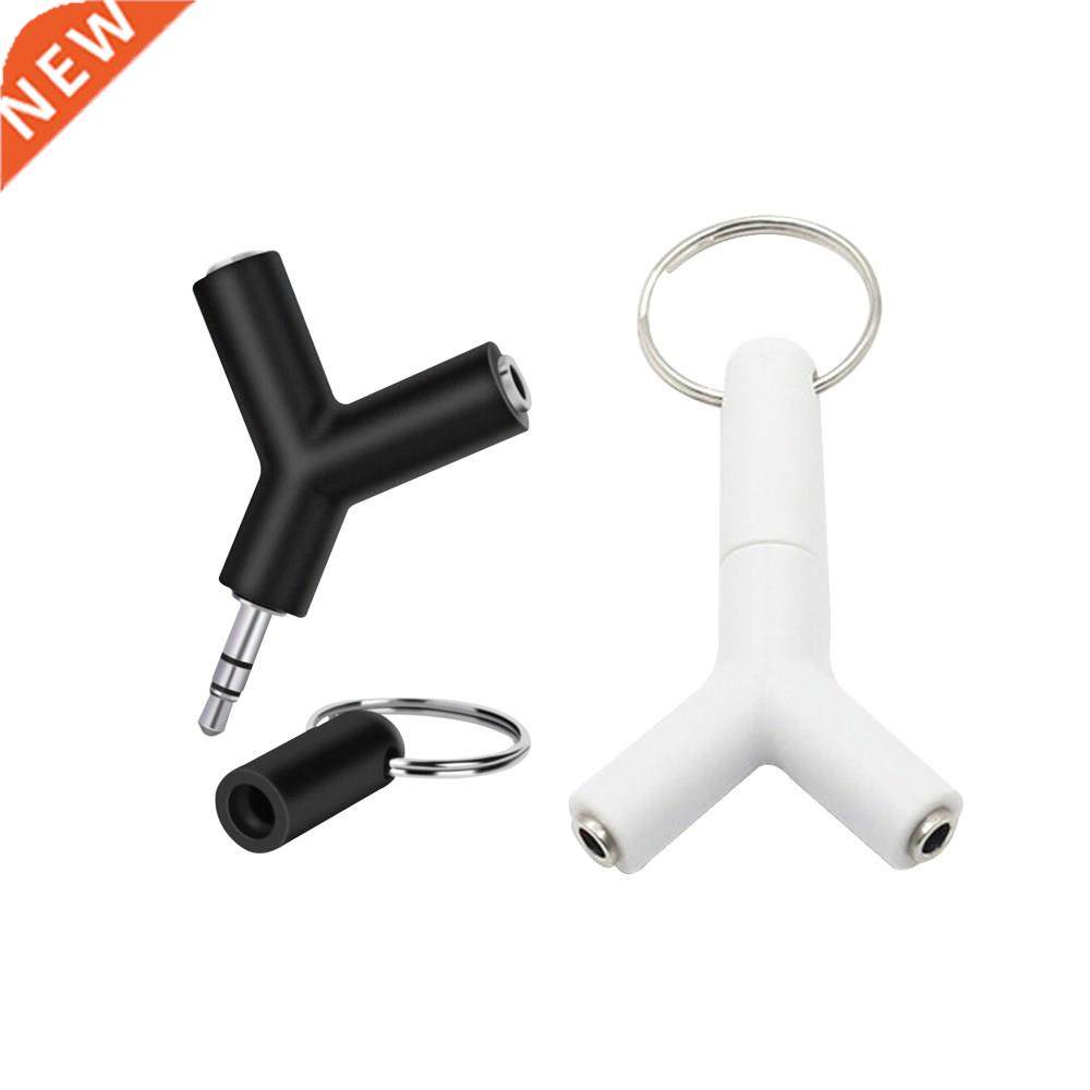 Mini Y Shape Two way Headphones Splitter 3.5mm jack Double