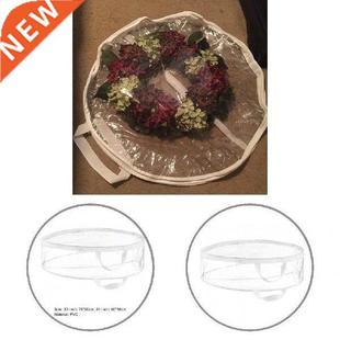 Durable Wreath Container Zippered Design Tear-proof