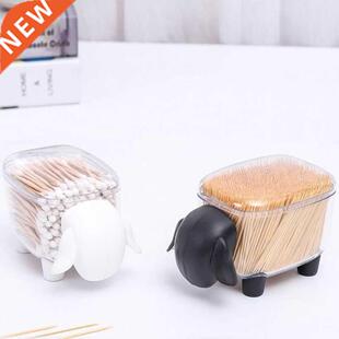 1PC Creative Portable Toothpick Cotton Swab Storage Box