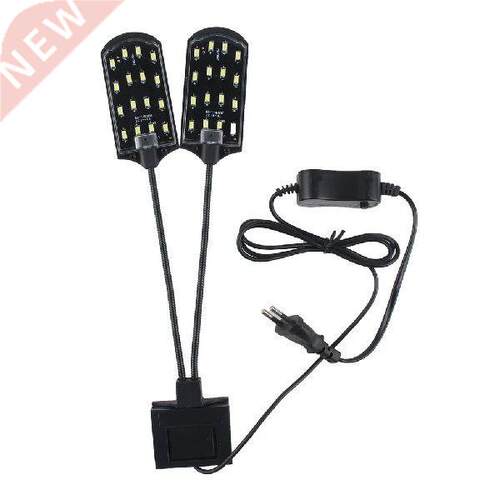 X7 EU Plug Dual Head Super Bright LED Aquatic Plant Lamp