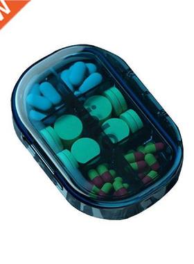 Pill Organiser Large Capacity Pill Organisers 6 Grids Green