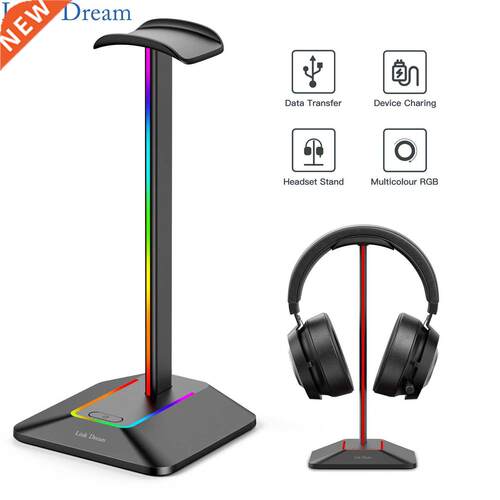 Link Dream RGB Lights Headphone Stand with Type-c USB Ports