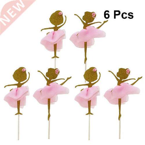 Cake Wedding Dancing Ballet Girl Topper Picks Birthday