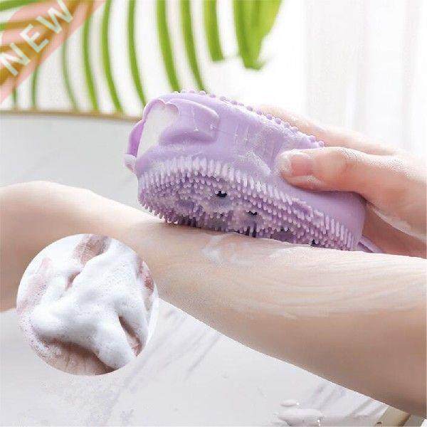 Silicone Body Scrubber Shower Exfoliating Scrub Sponge