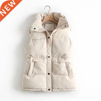 Autumn Winter Women Down Jacket Sid Loose Stand Clar Ves