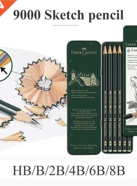 FABER CASTELL Professional Sketch Pencil 6pcs HB/B/2B/4B/6B