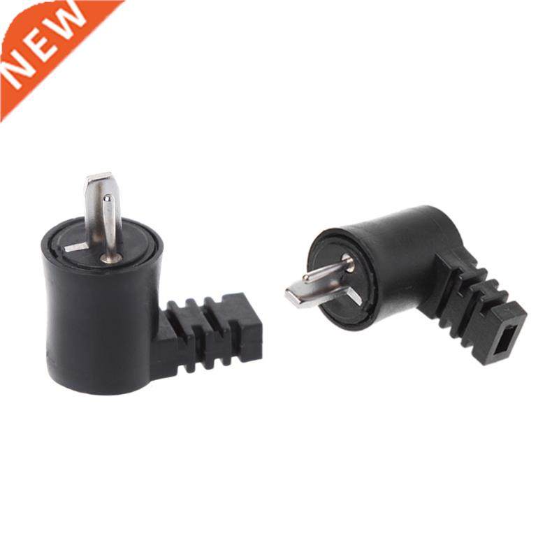5 Pcs 2 Pin Din Right Angle HiFi Speaker Plug Cable Screw