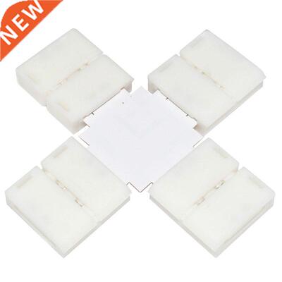 LED Strip Connector Adapters, 3528 Colour (8mm) Shape X Qty: