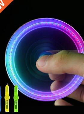 Interesting toy Fingertip Rotating spinner Gyro toy Pen Led