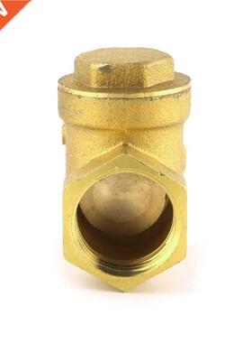 Golden horizontal check valve Brass non return valve 1/2&quo