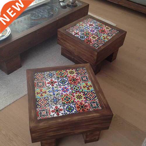 Mediterranean Tile Decorative Sticker Table Tops
