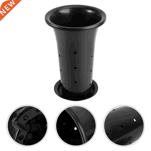 4pcs Plastic Side Hole Flower Pot Breathable Plant Pots