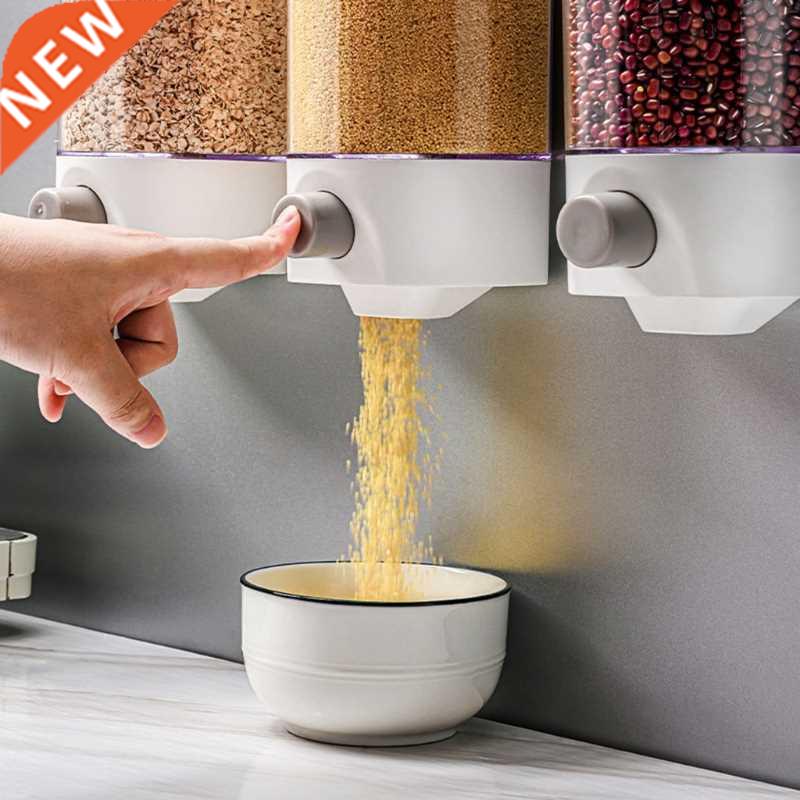 Wall Mounted Automatic Rice Cereal Dispenser Plastic