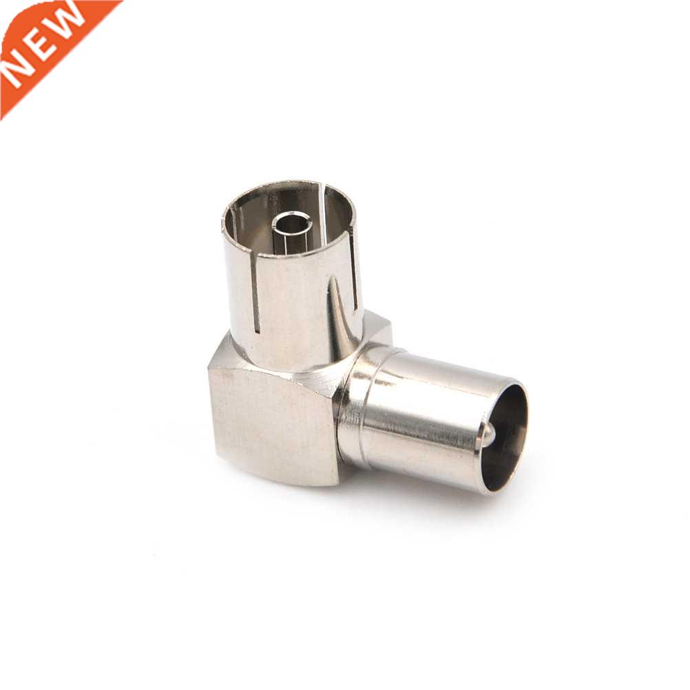 TV male plug to F female jack 90 degrees head right angled b