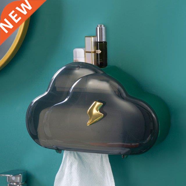 Cloud Shape Tissue Box Wall Mounted Toilet Paper Storage Box