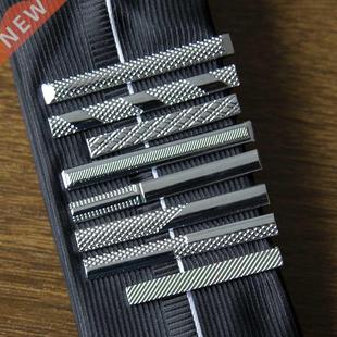 Tie Clip Bright Chrome Stainless Steel Jewelry Necktie Clips