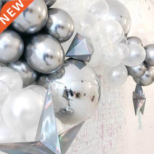 10pcs/lot 18nch fol balloons slver balloon heart s g