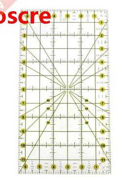 Quilting Ruler, Cut Acrylic Quilters' Ruler with Patented Do