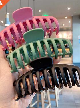 1PC Korean Solid Large Hair Claw Elegant Acrylic Hairpins Ba