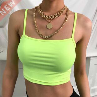 2021 Fashion Womens Summer Camis Tanks s Sleeveless Cotto