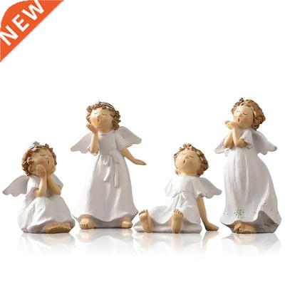 resina angelo ragazza figurine in miniatura decorazioni