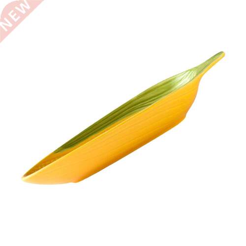 Ceramic Corn Fruit Plate Home Hotel Fruit Storage Plate
