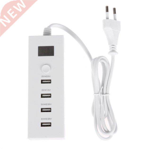 4 Ports Multifunction USB Charger Quick Charging Smart Plug
