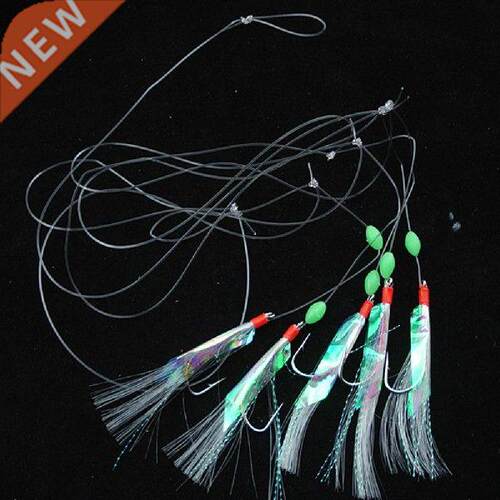 5pcs/pack Barbed Fishing Hooks Set High Carbon Steel Single