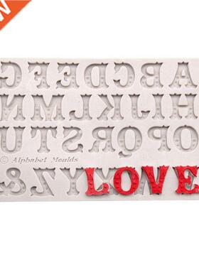 26 English Letters Shaped Silicone Chocate Cake Md  H