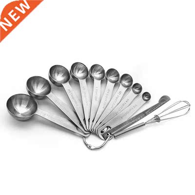11Pcs Measuring Spoons Set - Heavy Duty Stainless Steel