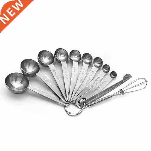 11Pcs Measuring Spoons Set - Heavy Duty Stainless Steel